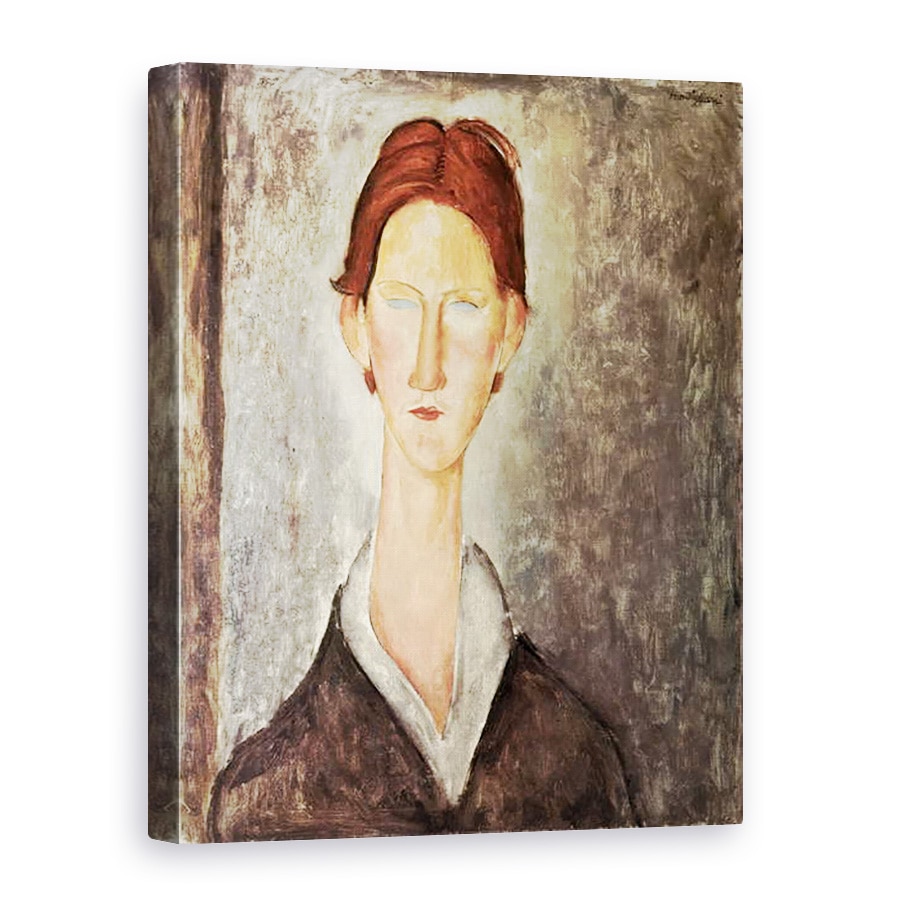 Tablou canvas - Amedeo Modigliani - Portretul unui elev, 75 x 100 cm