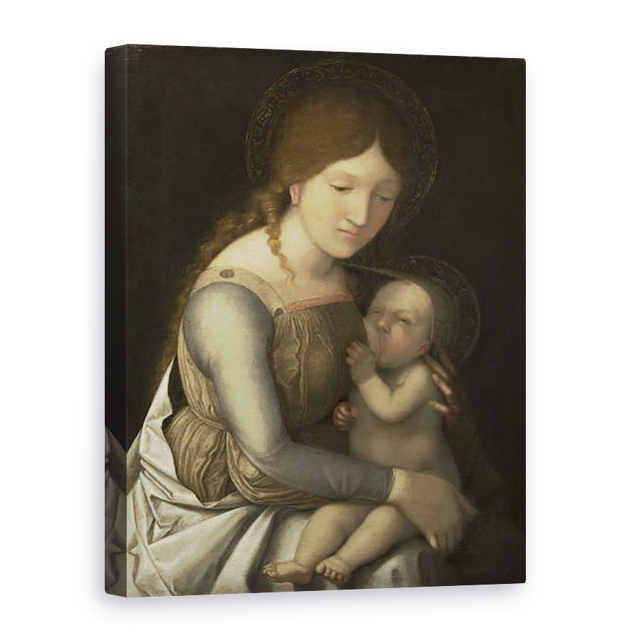 Tablou canvas - Andrea Mantegna - Madonna si Copilul, 75 x 100 cm