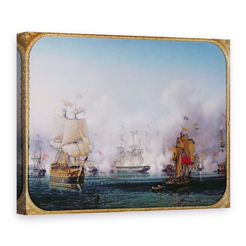 Tablou canvas - Ambroise-Louis Garneray - Episodul Bataliei de la Navarino, 20 octombrie 1827, 75 x 100 cm Tablou canvas - Ambroise-Louis Garneray - Episodul Bataliei de la Navarino, 20 octombrie 1827, 75 x 100 cm