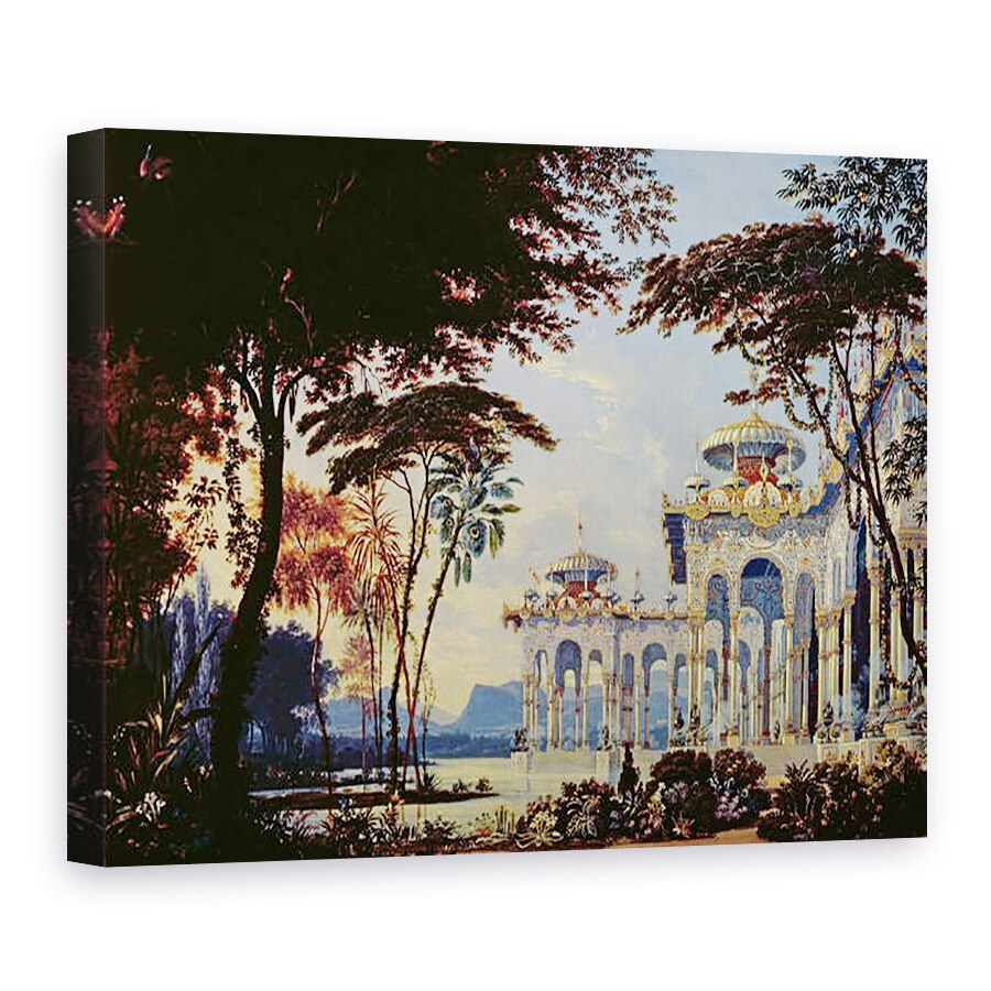 Tablou canvas - Andrey Adamovich Roller - Proiectare scena pentru Ruslan si Lyudmila de Glinka, 75 x 100 cm