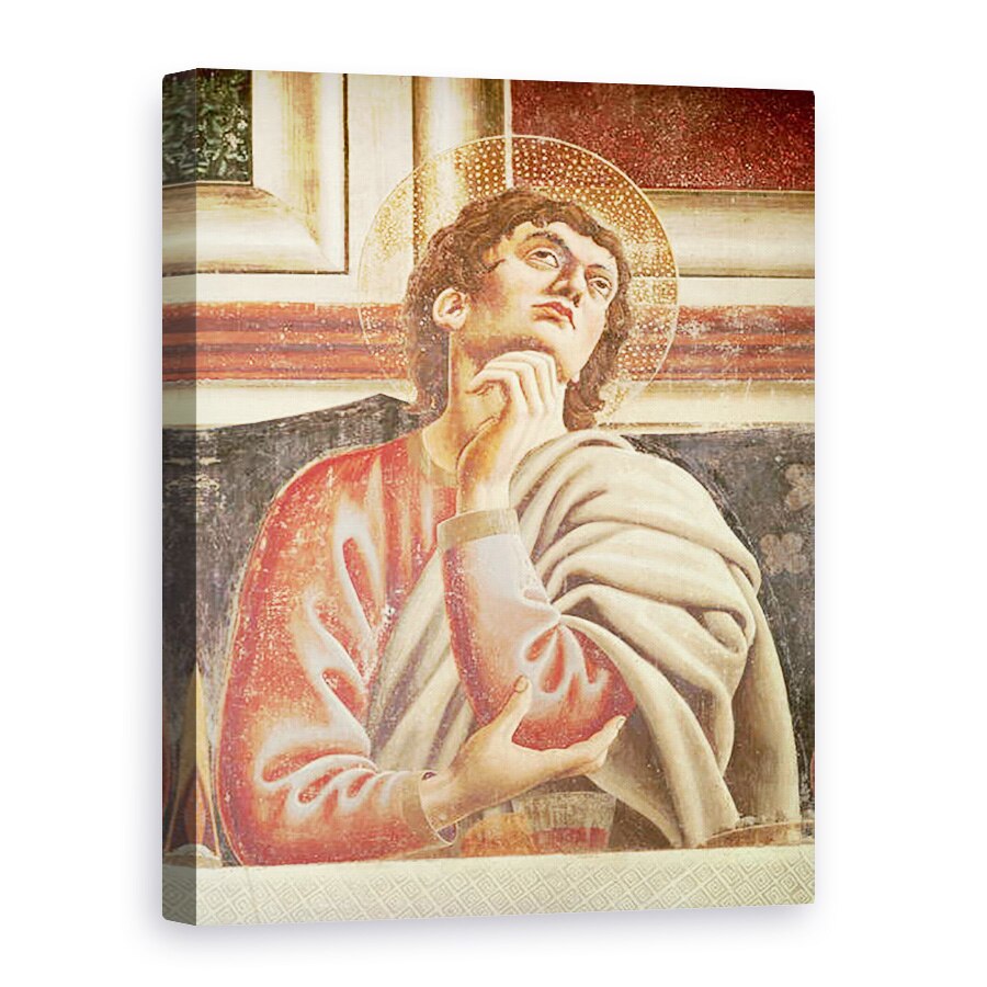 Tablou canvas - Andrea del Castagno - Cina cea de Taina, detaliu al Sfantului Toma, 75 x 100 cm