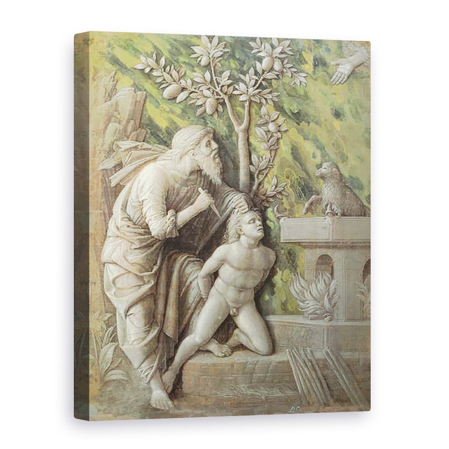 Tablou canvas - Andrea Mantegna - Avraam l-a sacrificat pe Isaac, 75 x 100 cm