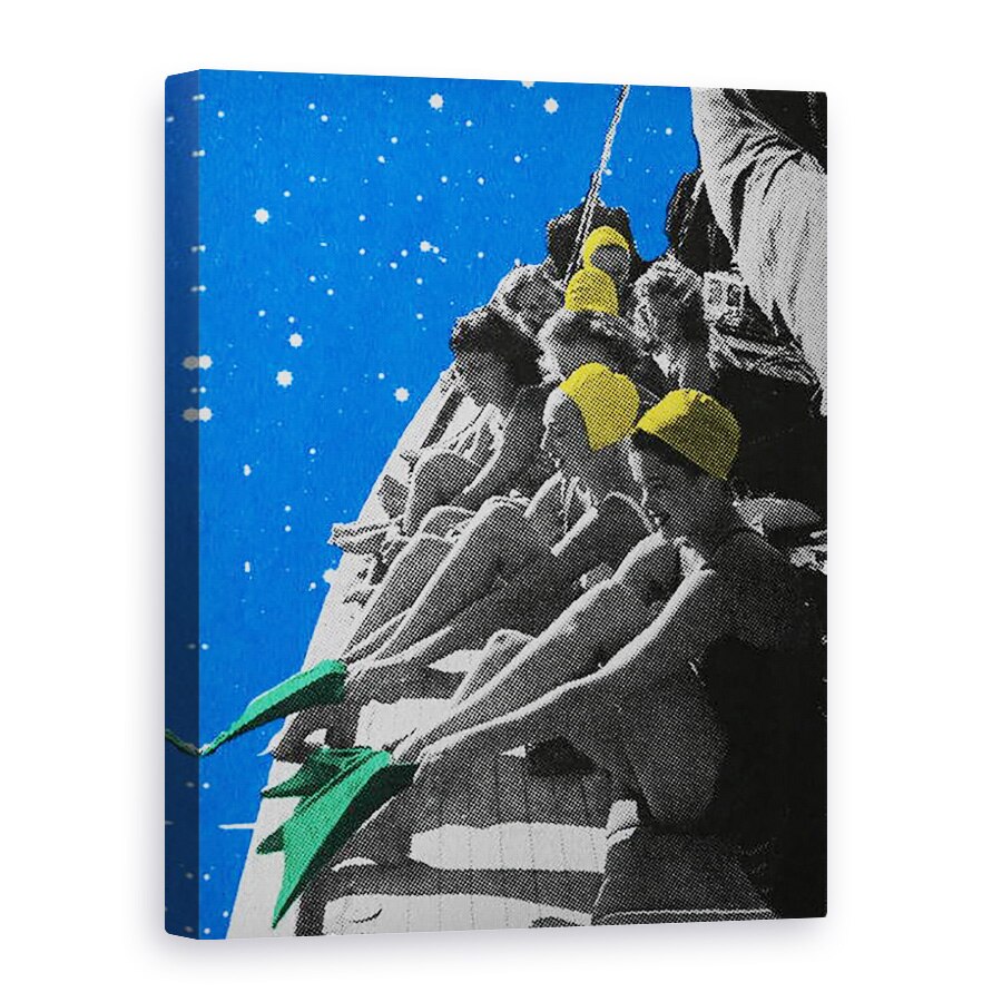 Tablou canvas - Anne Storno - Toate la bord, 2017, 75 x 100 cm