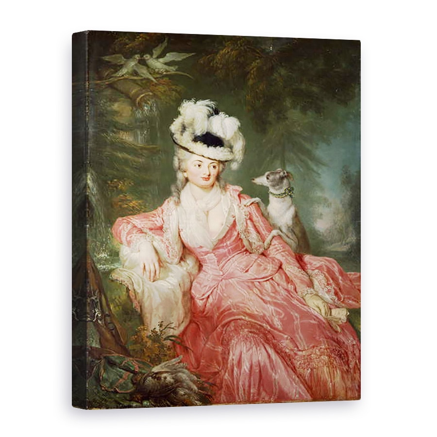 Tablou canvas - Anna Dorothea Therbusch - Wilhelmine Enke, 75 x 100 cm