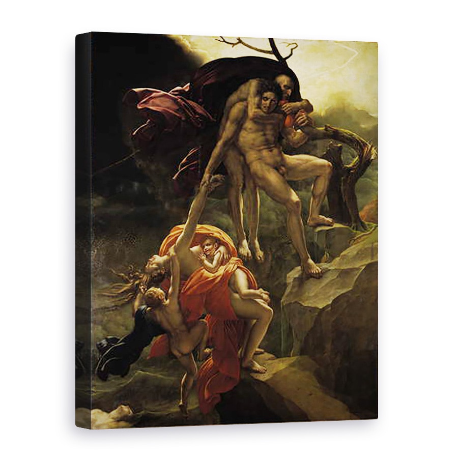 Tablou canvas - Anne Louis Girodet de Roucy-Trioson - Potopul, 75 x 100 cm