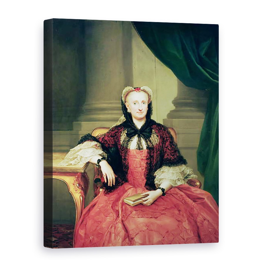 Tablou canvas - Anton Raphael Mengs - Maria Amalia de Saxonia 1724-60 Regina Spaniei, 75 x 100 cm
