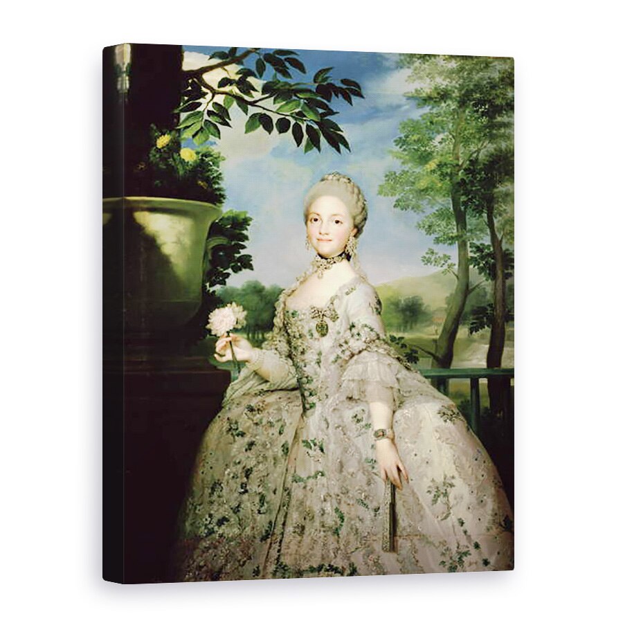 Tablou canvas - Anton Raphael Mengs - Portret De Marie-Louise De Bourbon 1751-1819, 75 x 100 cm