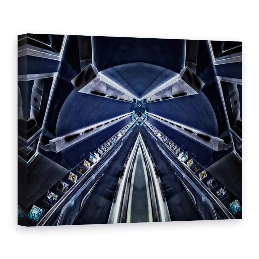 Tablou canvas - Ant Smith - Tunel Albastru, 75 x 100 cm