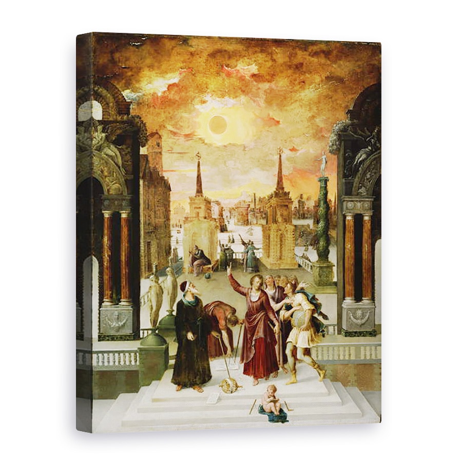 Tablou canvas - Antoine Caron - Dionisie Areopagitul Convertirea filozofilor pagani, 75 x 100 cm