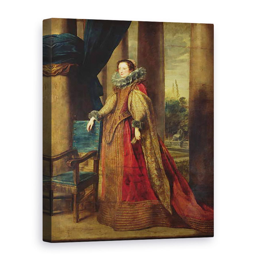 Tablou canvas - Anthony van Dyck - Portretul unei doamne, 75 x 100 cm
