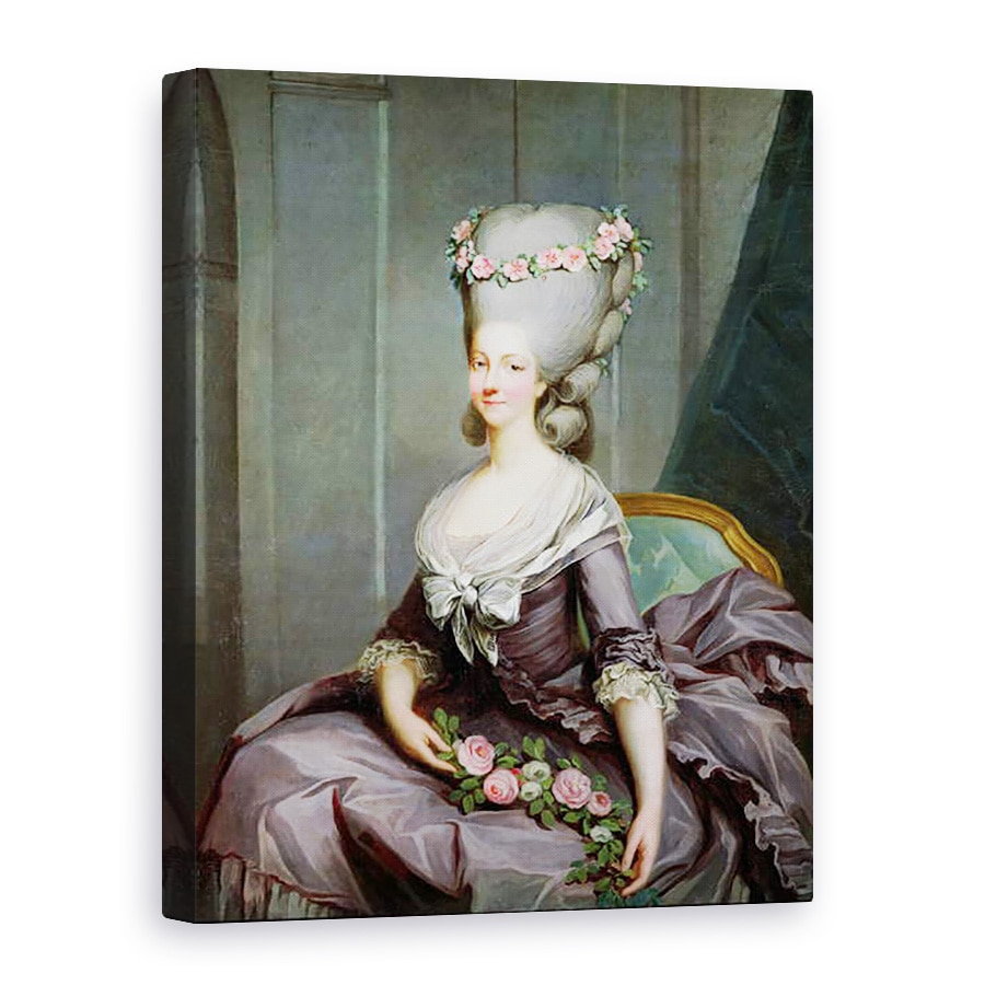 Tablou canvas - Antoine Francois Callet - Marie-Therese de Savoie-Carignan 1749-92 Printesa de Lamballe, 75 x 100 cm
