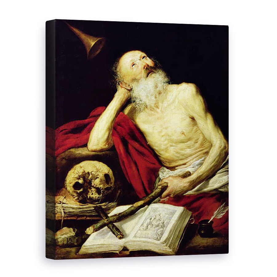 Tablou canvas - Antonio Pereda y Salgado - St. Jerome, 75 x 100 cm