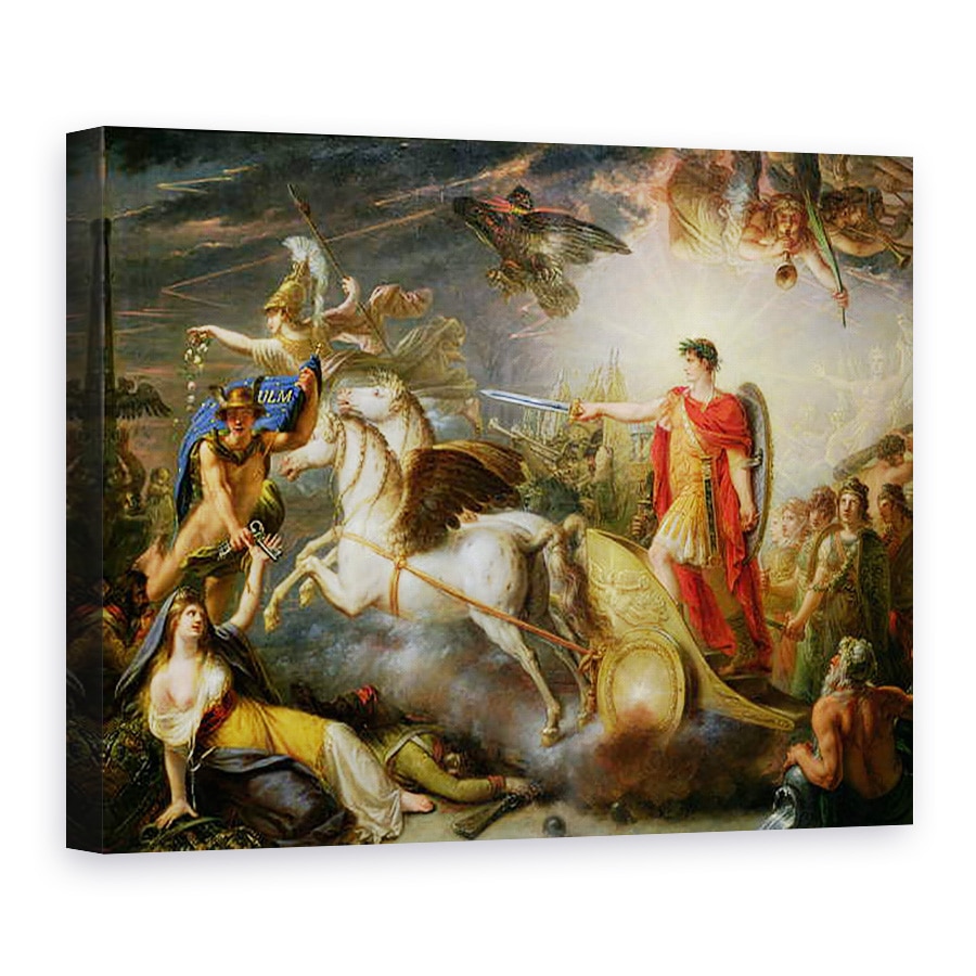 Tablou canvas - Antoine Francois Callet - Alegorie de predare de Ulm, 75 x 100 cm