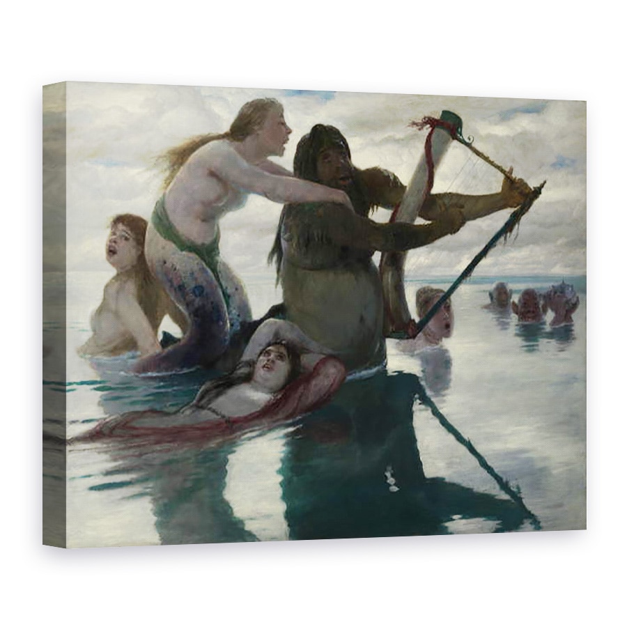 Tablou canvas - Arnold Bocklin - in mare, 75 x 100 cm