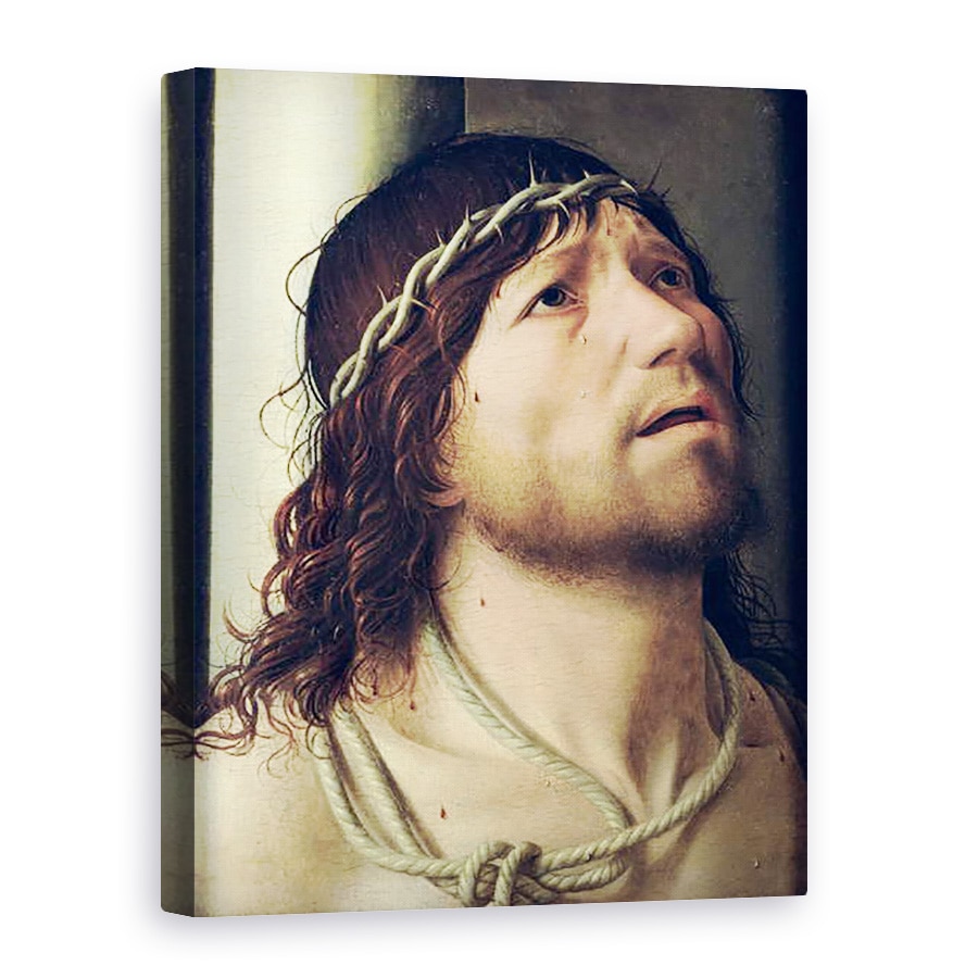 Tablou canvas - Antonello da Messina - Hristos la Coloana, 75 x 100 cm