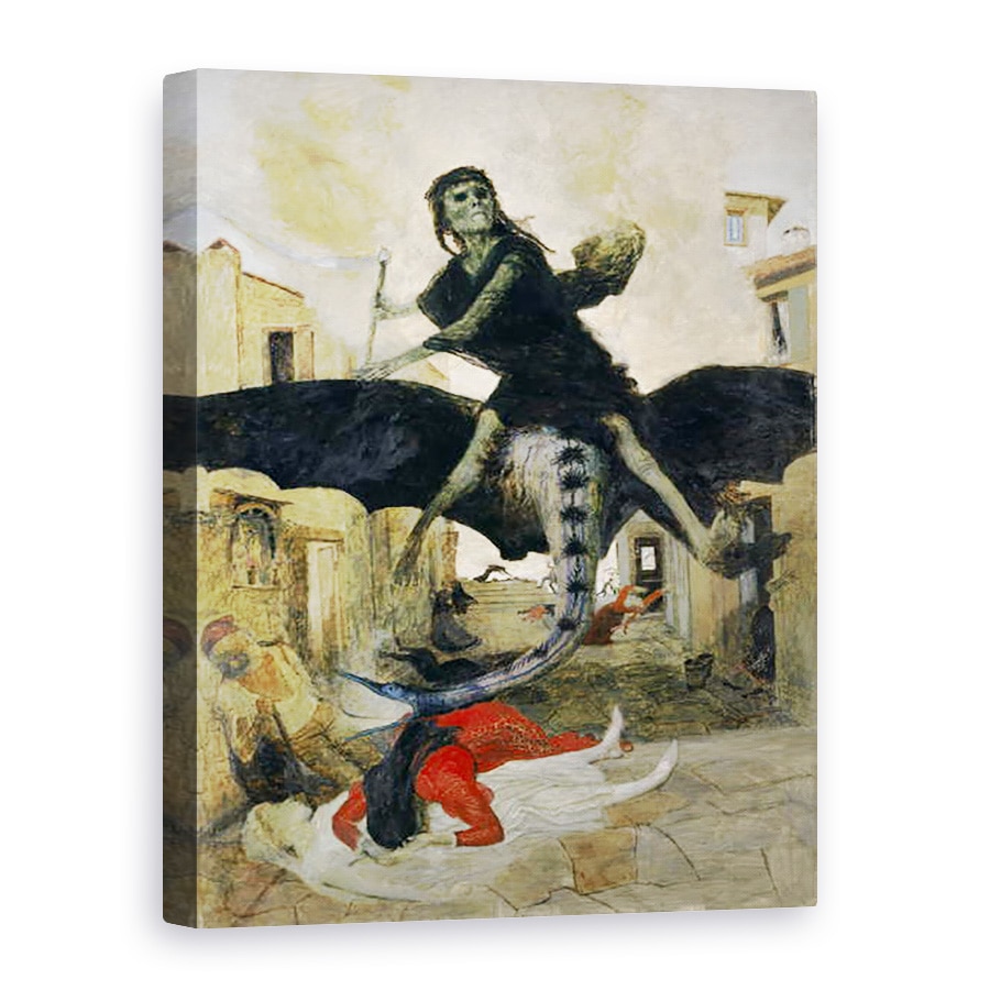 Tablou canvas - Arnold Bocklin - Ciuma, 75 x 100 cm