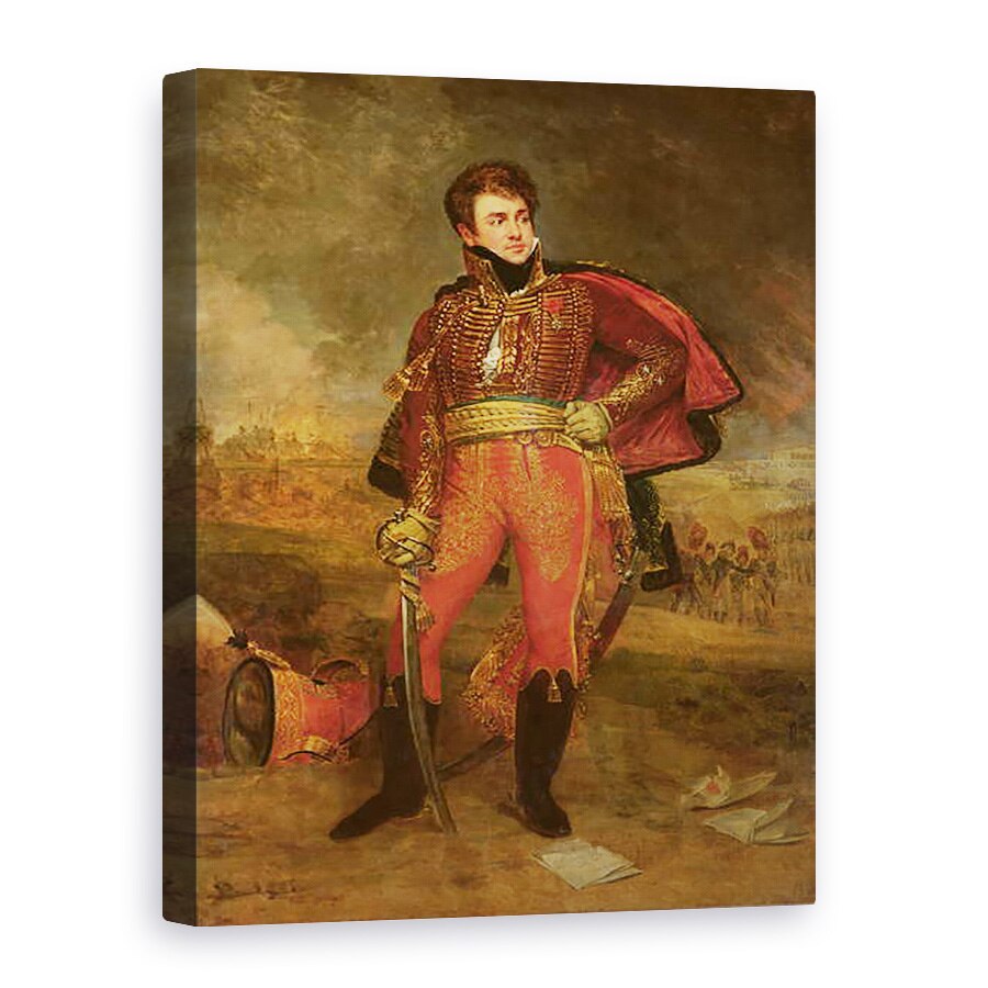 Tablou canvas - Baron Antoine Jean Gros - Portretul Generalului Francois Fournier-Sarvoleze 1773-1827 1812, 50 x 70 cm