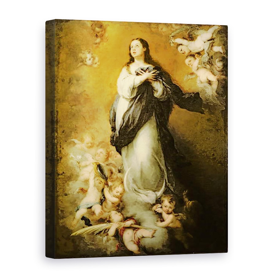 Tablou canvas - Bartolome Esteban Murillo - Conceptia Imaculata, 75 x 100 cm