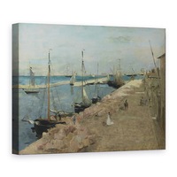 Tablou canvas - Berthe Morisot - Portul de la Cherbourg, 50 x 70 cm
