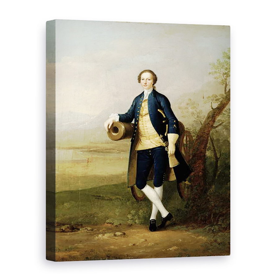 Tablou canvas - Arthur Devis - Domnul cu un tun, 75 x 100 cm
