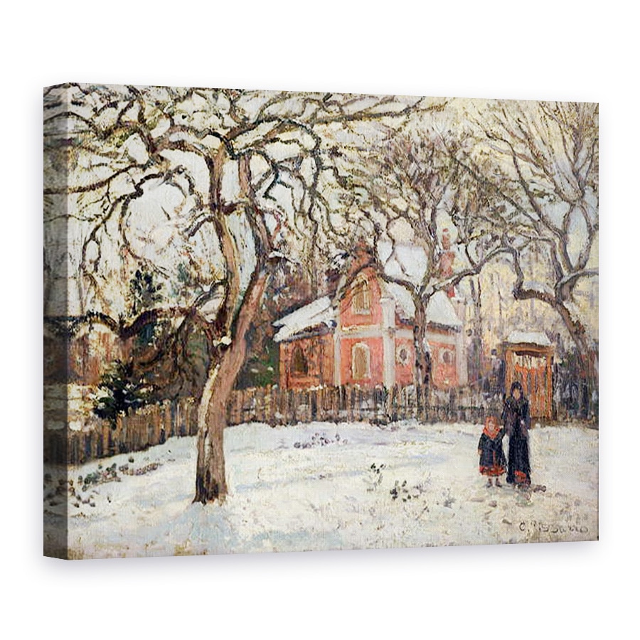 Tablou canvas - Camille Pissarro - Castani la Louveciennes, 50 x 70 cm