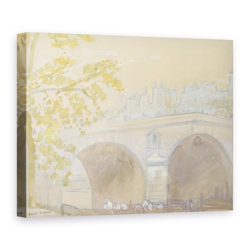 Tablou canvas - Arthur Bowen Davies - Pont Marie de Quai des Celestins, 75 x 100 cm Tablou canvas - Arthur Bowen Davies - Pont Marie de Quai des Celestins, 75 x 100 cm