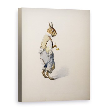 Tablou canvas - Arthur Burdett Frost - Iepure Brer, 75 x 100 cm Tablou canvas - Arthur Burdett Frost - Iepure Brer, 75 x 100 cm