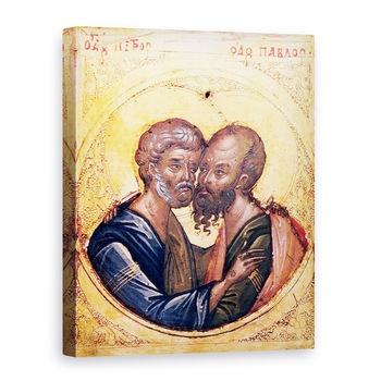 Tablou canvas - Byzantine - Icoana SS. Petru si Pavel, 50 x 70 cm Tablou canvas - Byzantine - Icoana SS. Petru si Pavel, 50 x 70 cm