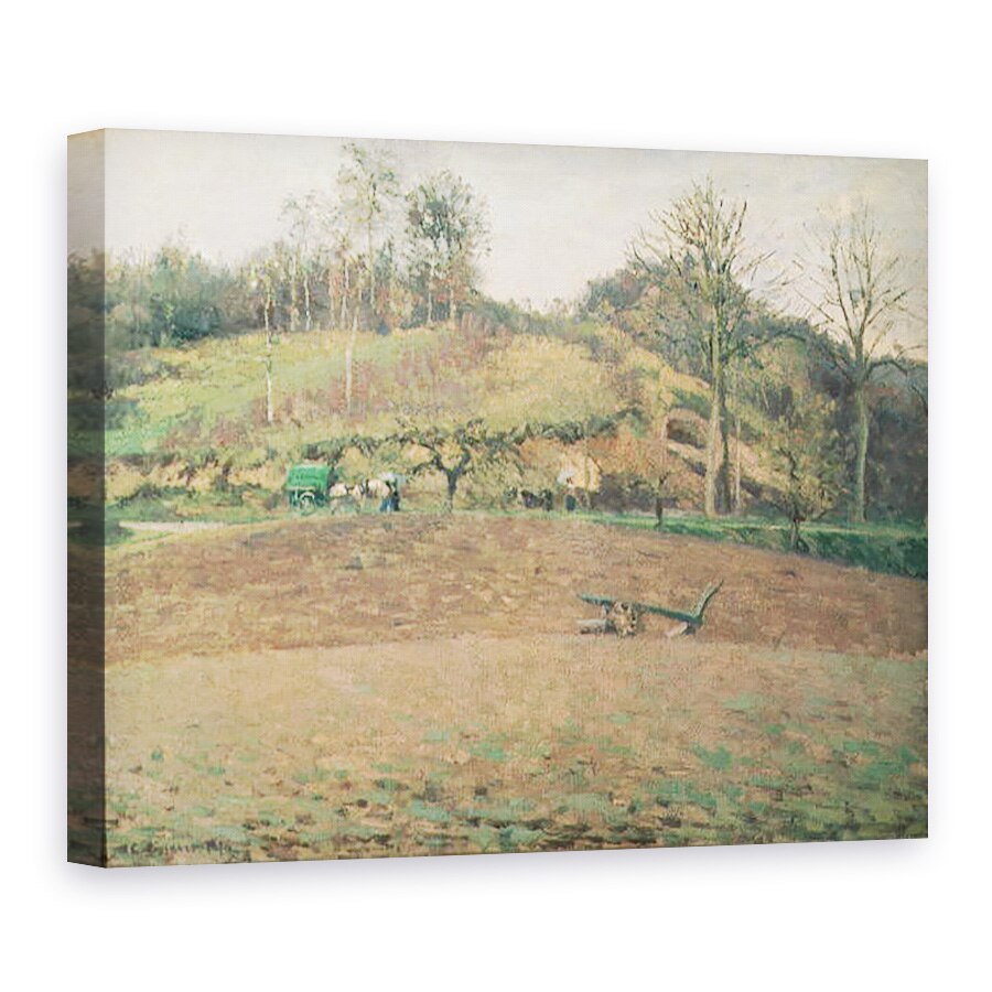 Tablou canvas - Camille Pissarro - Pluguri, 50 x 70 cm