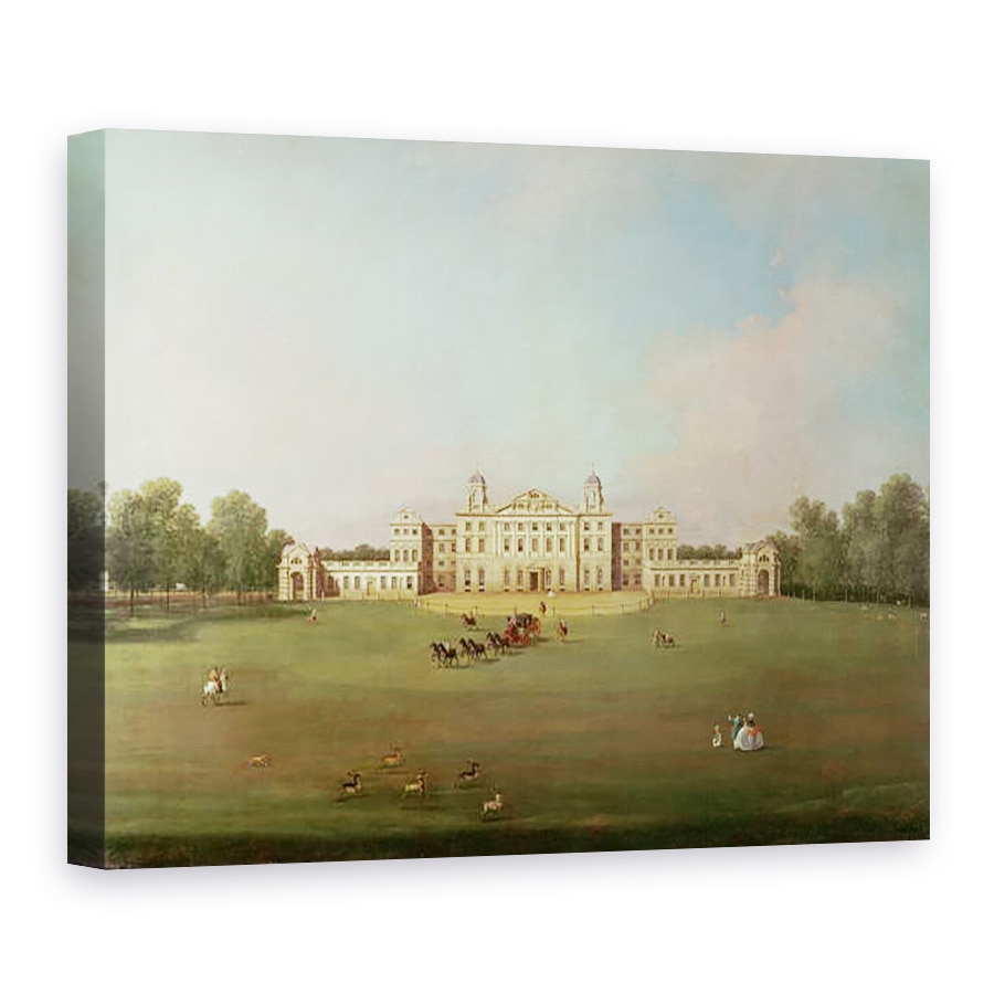 Tablou canvas - Canaletto - Badminton House, 75 x 100 cm