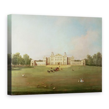 Tablou canvas - Canaletto - Badminton House, 75 x 100 cm Tablou canvas - Canaletto - Badminton House, 75 x 100 cm