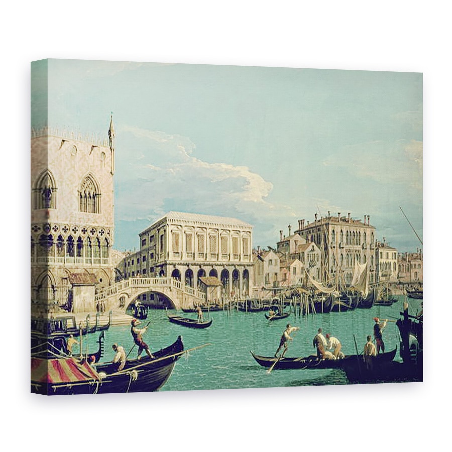 Tablou canvas - Canaletto - Podul Suspinelor, 75 x 100 cm