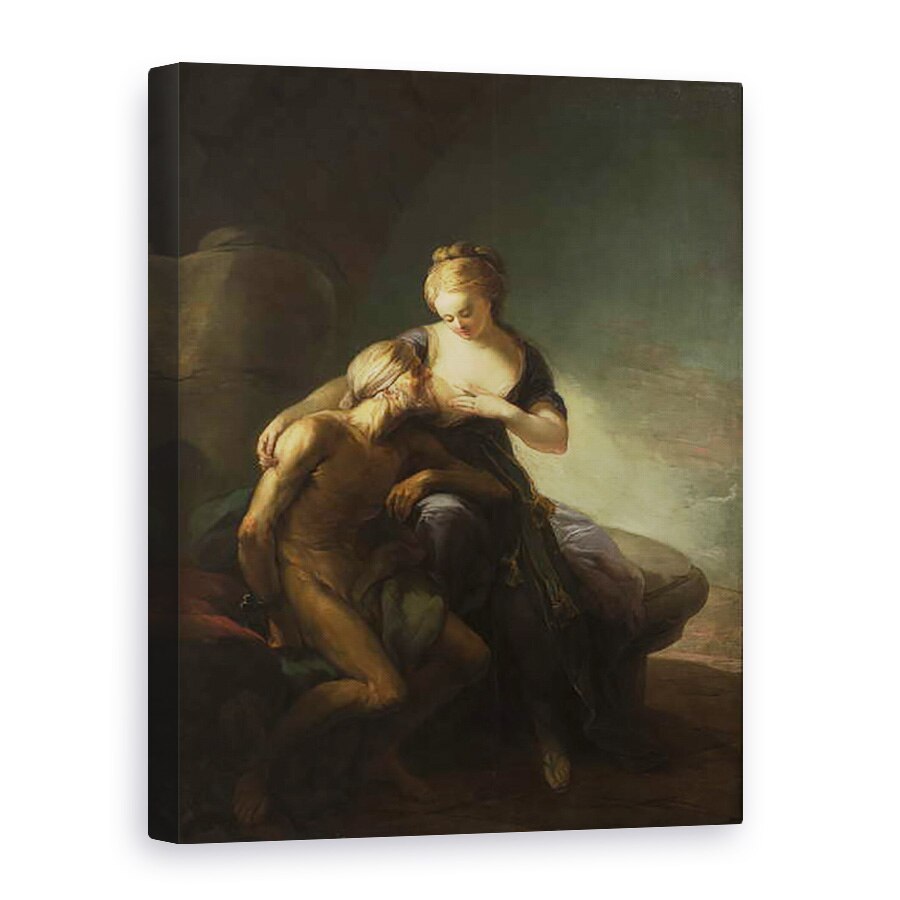 Tablou canvas - Carl Gustaf Pilo - Caritate romana, 75 x 100 cm
