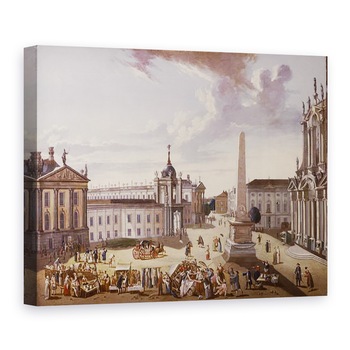 Tablou canvas - Carl Christian Baron - Vedere la Primarie, 75 x 100 cm Tablou canvas - Carl Christian Baron - Vedere la Primarie, 75 x 100 cm