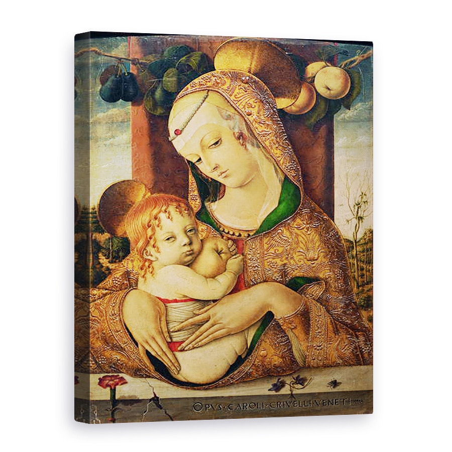 Tablou canvas - Carlo Crivelli - Virgin si Copil II, 75 x 100 cm
