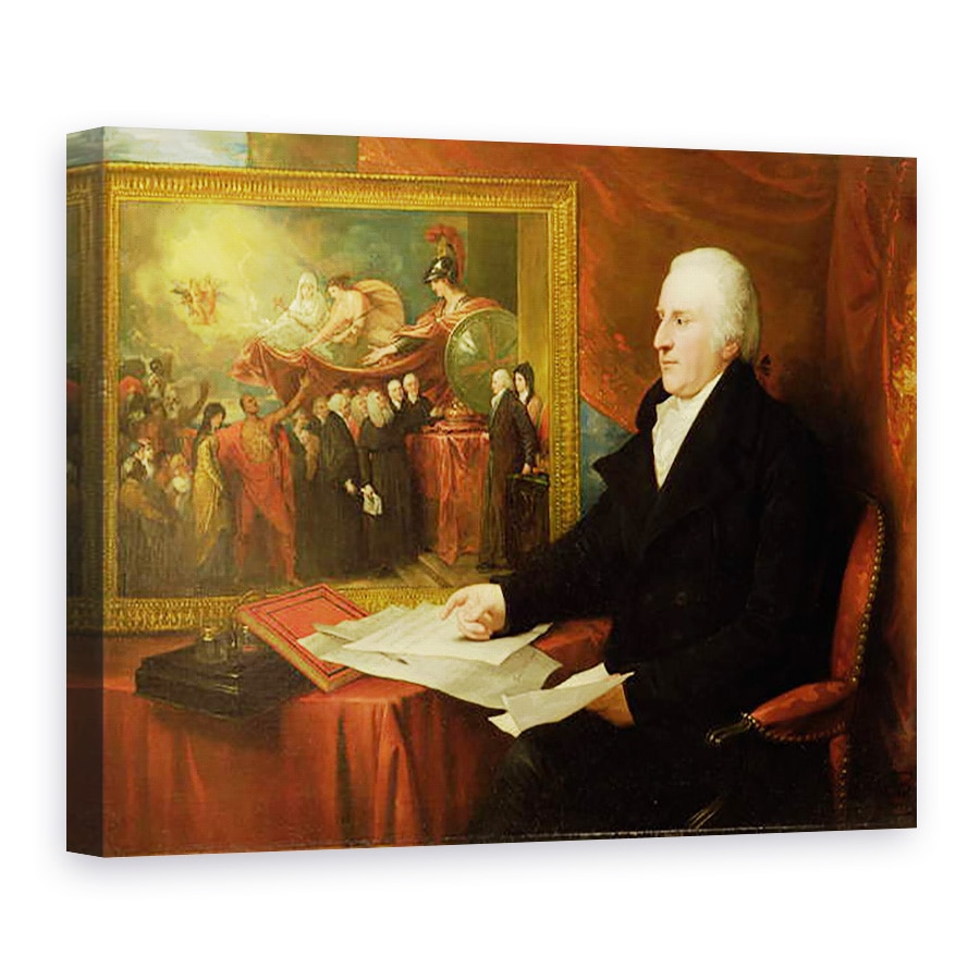 Tablou canvas - Benjamin West - John Eardley Wilmot 1709-92 1812, 50 x 70 cm