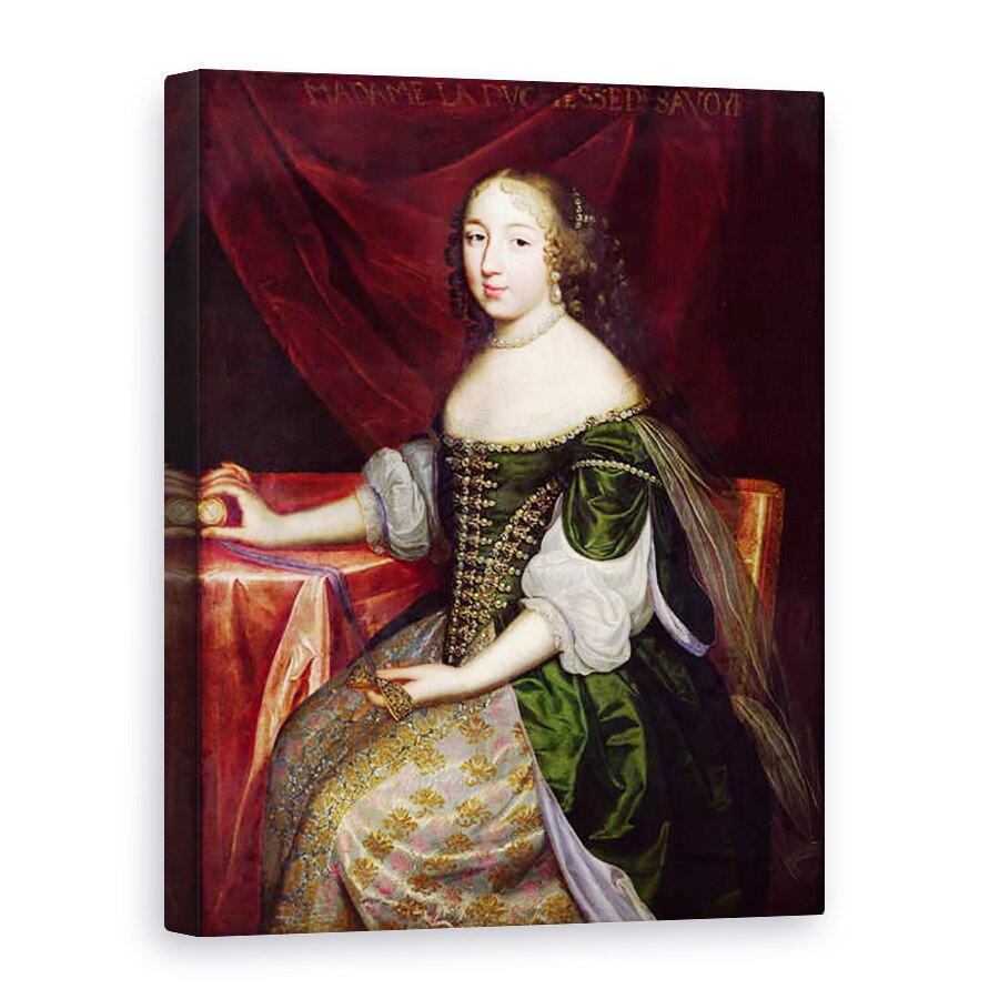 Tablou canvas - Charles Beaubrun - Ducesa de Savoia probabil Christine a Frantei, 50 x 70 cm