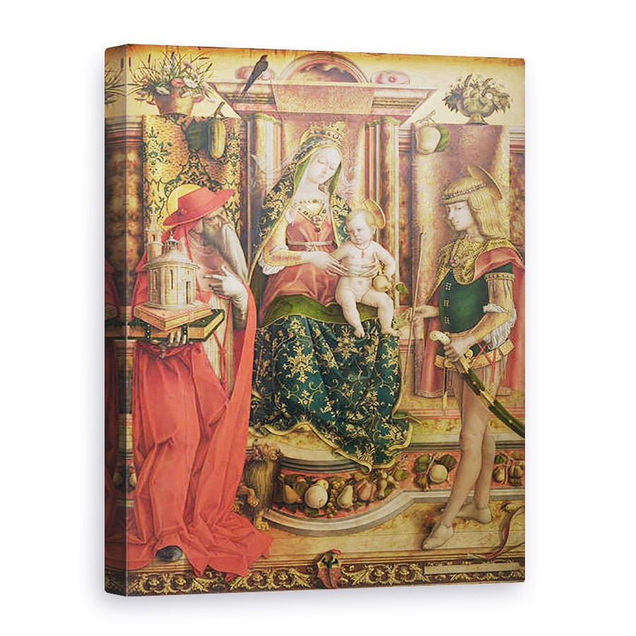 Tablou canvas - Carlo Crivelli - La Madonna della Rondine, 50 x 70 cm