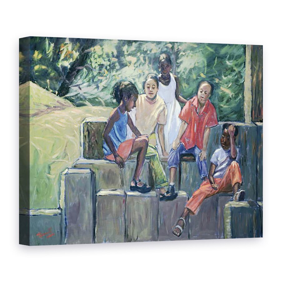 Tablou canvas - Carlton Murrell - Distractie in parc, 75 x 100 cm