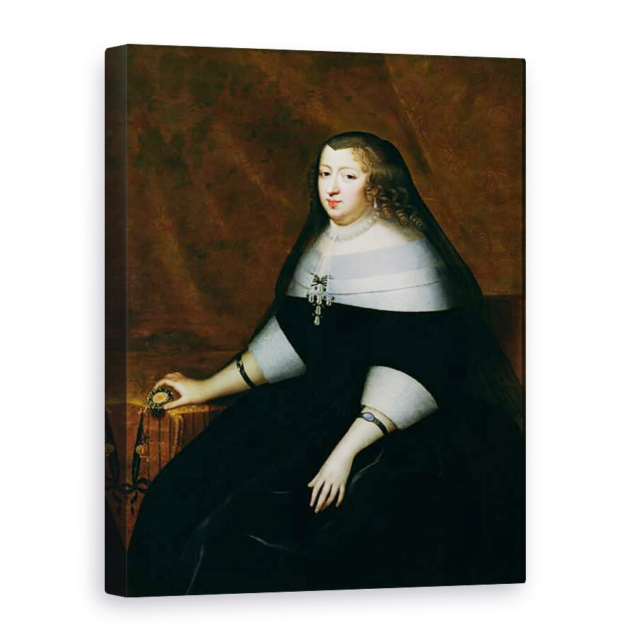 Tablou canvas - Charles Beaubrun - Portret De Anne De Austria 1601-66, 75 x 100 cm