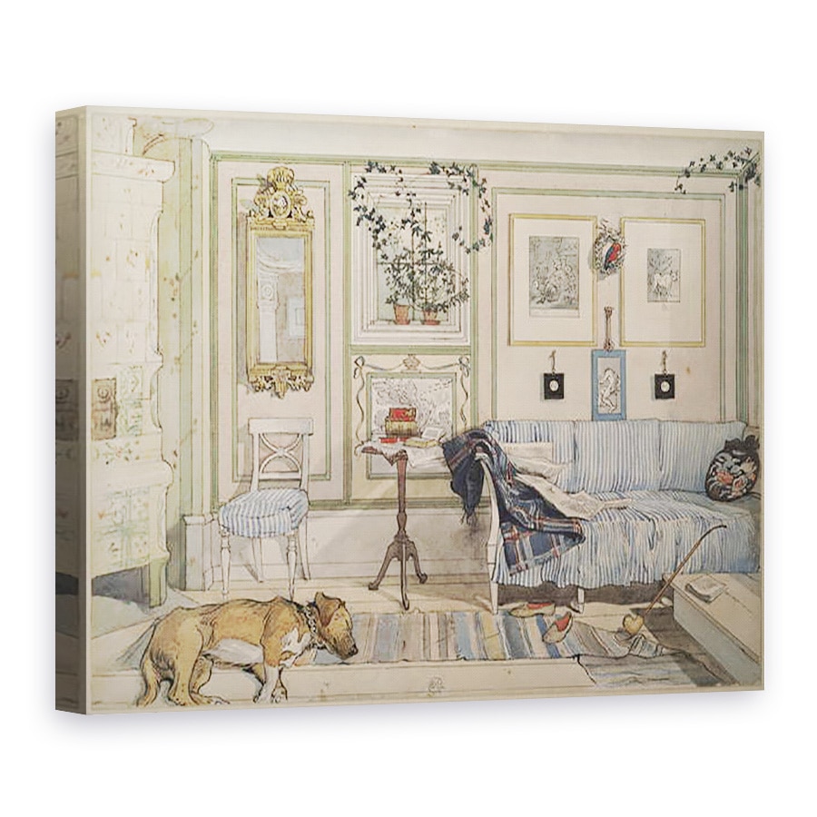 Tablou canvas - Carl Larsson - Corner confortabil, din seria A Home, 75 x 100 cm