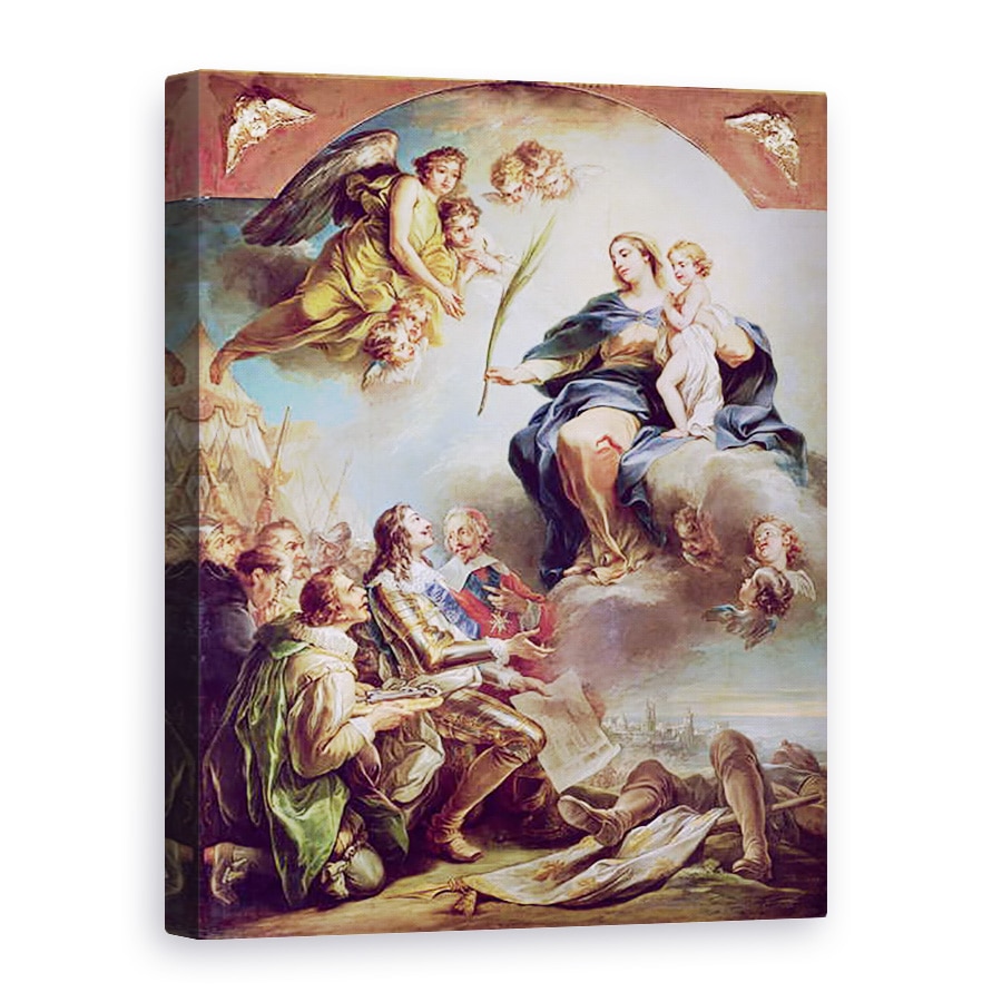 Tablou canvas - Carle van Loo - Ludovic al XIII-lea 1601-43, detaliu I, 50 x 70 cm