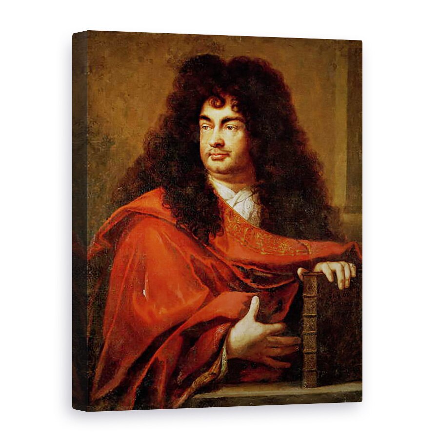 Tablou canvas - Charles Le Brun - Portret De Montfleury 1600-67, 75 x 100 cm