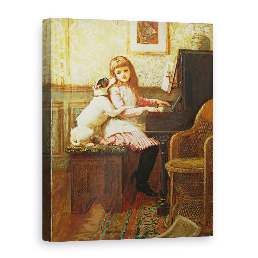 Tablou canvas - Charles Trevor Garland - Bea pentru mine doar cu ochii Tai, 75 x 100 cm