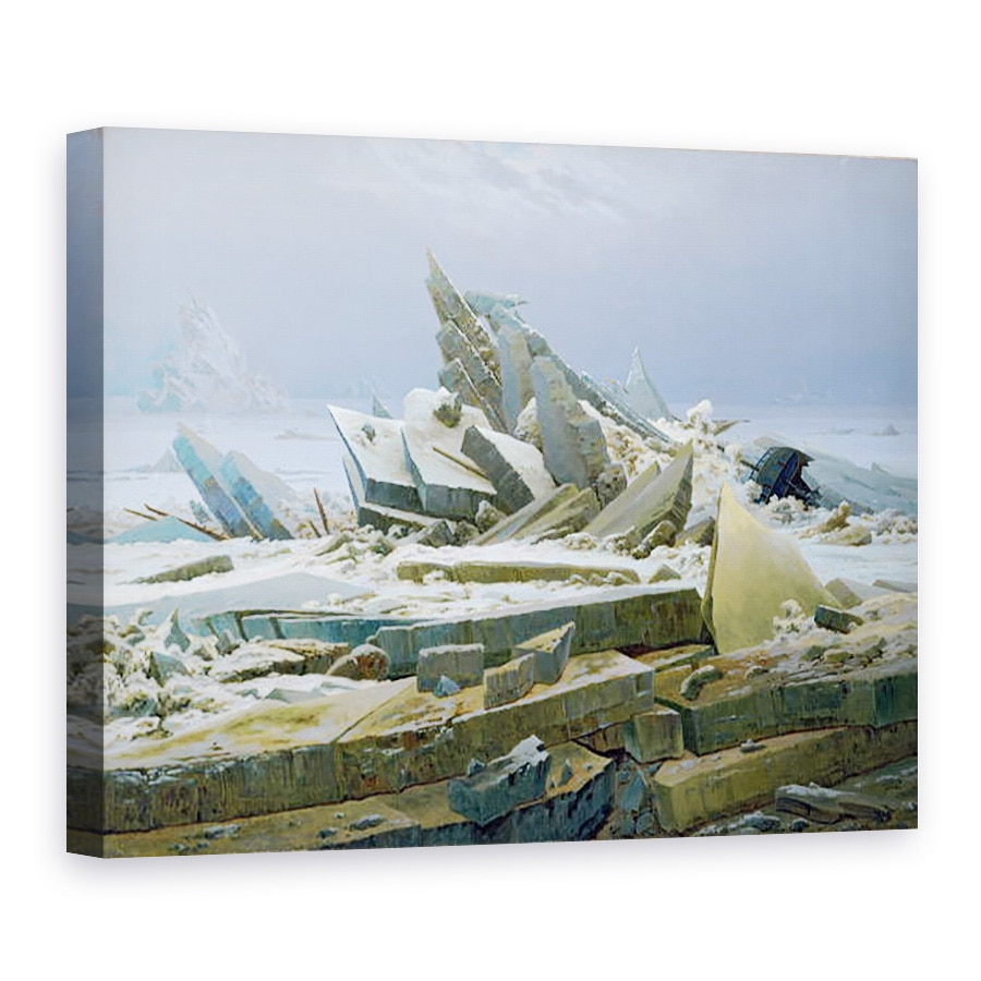 Tablou canvas - Caspar David Friedrich - Marea Polara, 75 x 100 cm