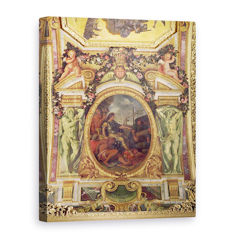 Tablou canvas - Charles Le Brun - Restabilirea drepturilor de navigatie in 1663, 75 x 100 cm