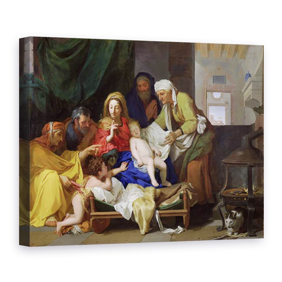 Tablou canvas - Charles Le Brun - Hristos adormit, 75 x 100 cm