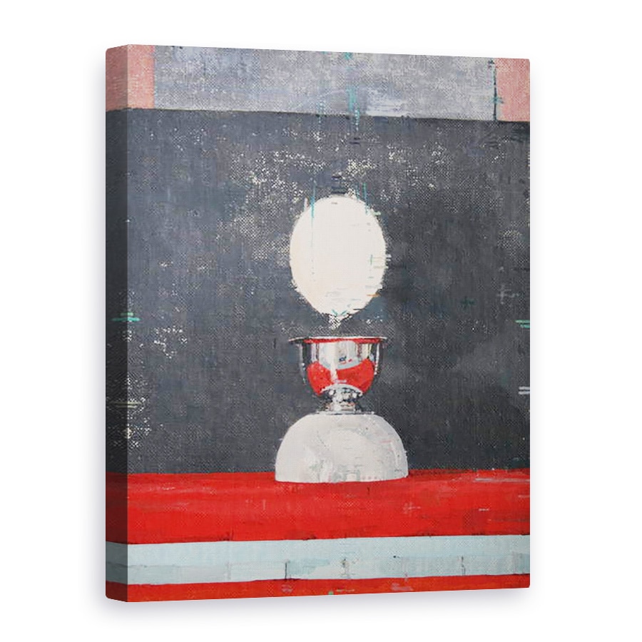 Tablou canvas - Charlie Millar - Ou peste rosu si negru, 50 x 70 cm