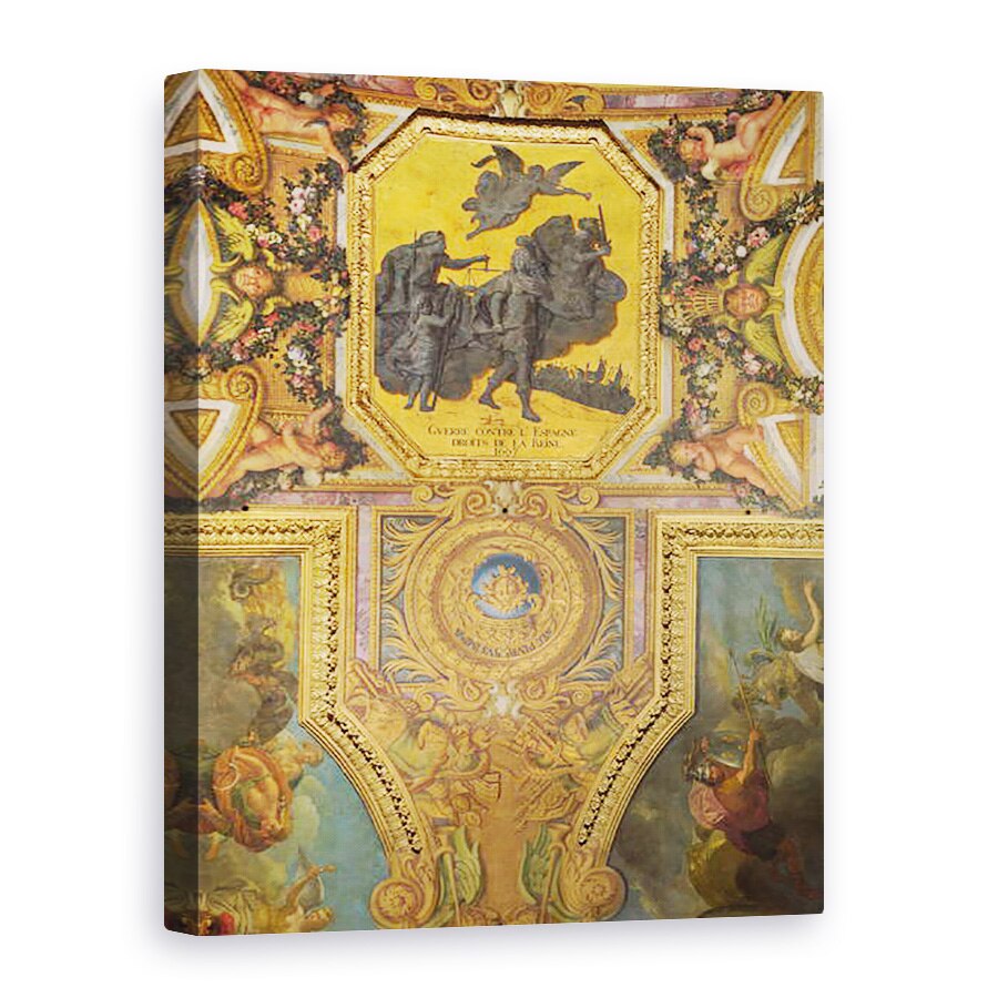 Tablou canvas - Charles Le Brun - Razboiul pentru Drepturile Reginei in 1667, 50 x 70 cm