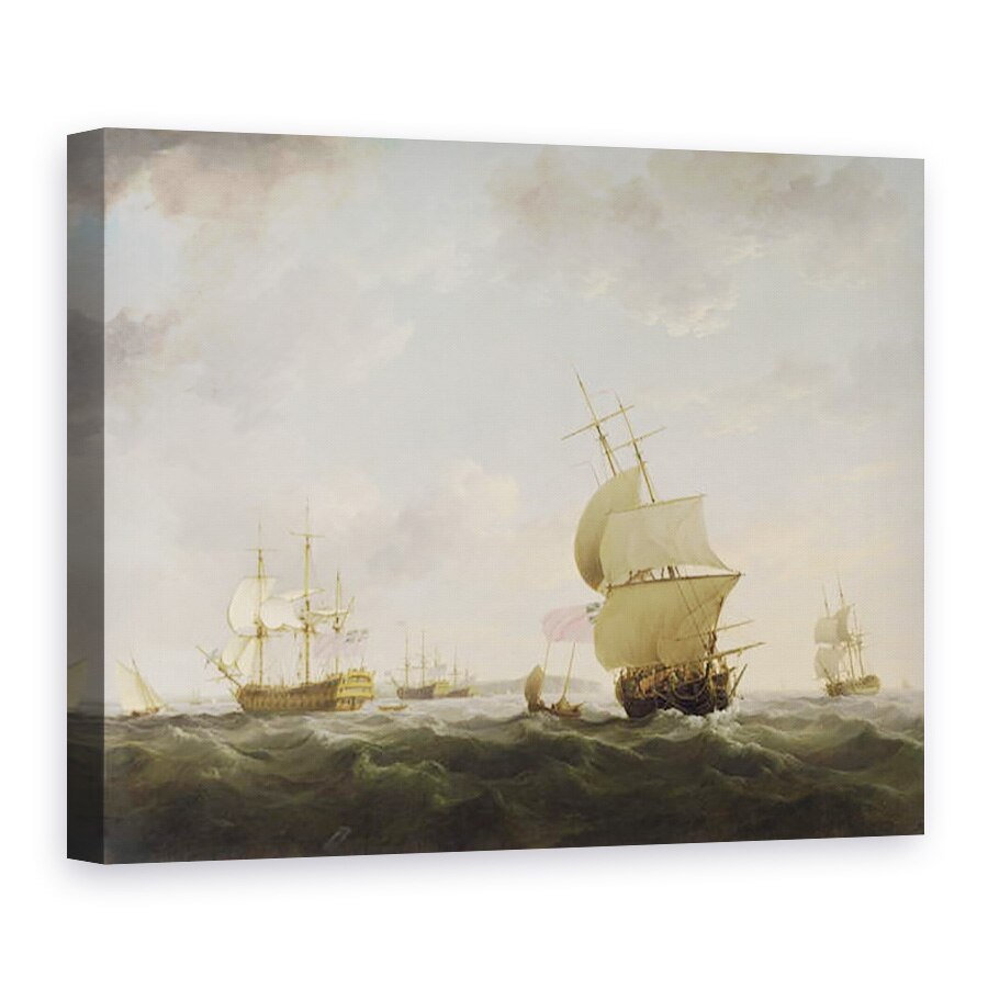 Tablou canvas - Charles Brooking - Transport in Canalul Manecii, 75 x 100 cm